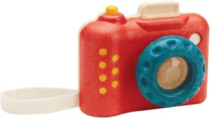 PlanToys My First Camera Toddler Toys with Adjustable Kaleidoscope Lens and Clickable Shutter, Sustainably-Made with Non Toxic Materials for Safe Pretend Play