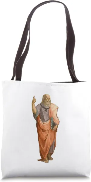 Plato from The School of Athens Renaissance Tote Bag