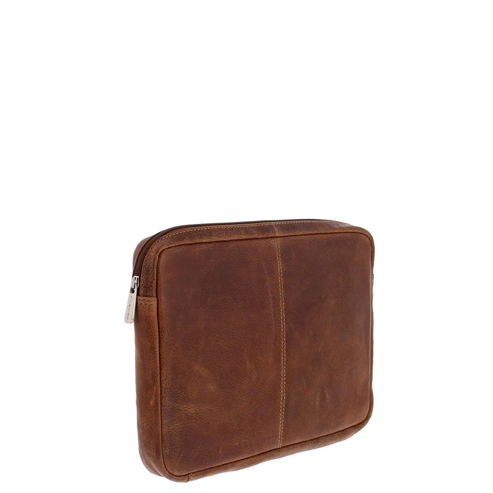 Plevier Polanco laptop sleeve 12 inch cognac
