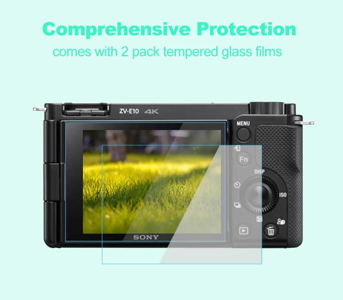 Pocoukate Case for Sony ZV-E10 Vlog Camera, Soft Silicone Protective Cover Skin with ZVE10 Screen Protector Accessories for Sony Alpha ZVE10 / ILCZV-E10L Camera Silicone Case - Jelly-Pink