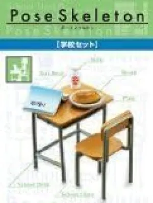 Pose skeleton accessories school set