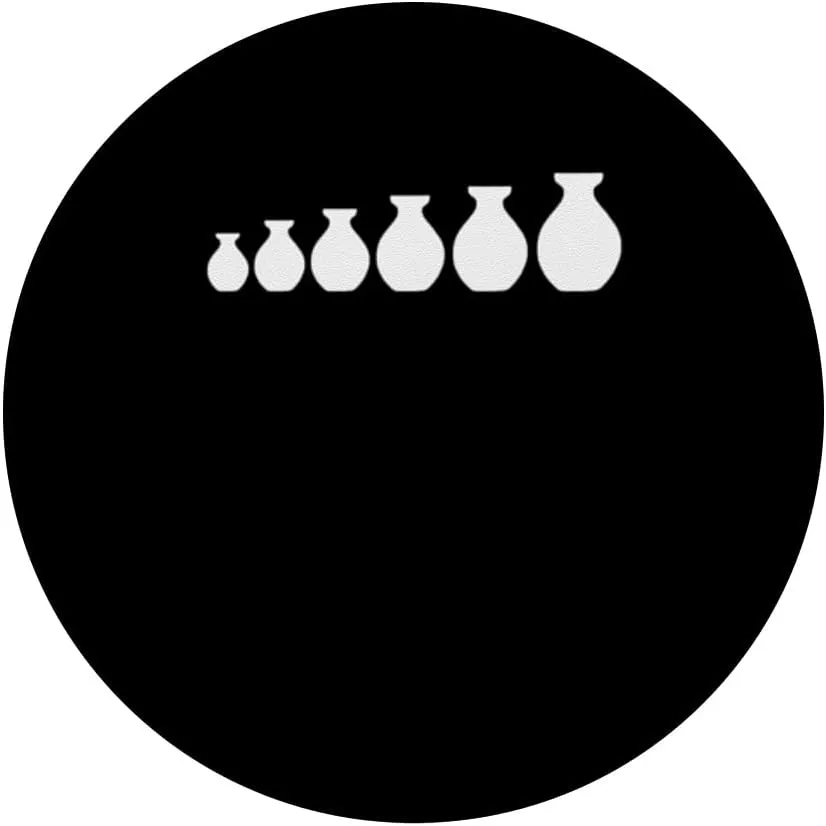 Pots Evolution Ceramic Clay Kiln Pottery Lover PopSockets Adhesive PopGrip