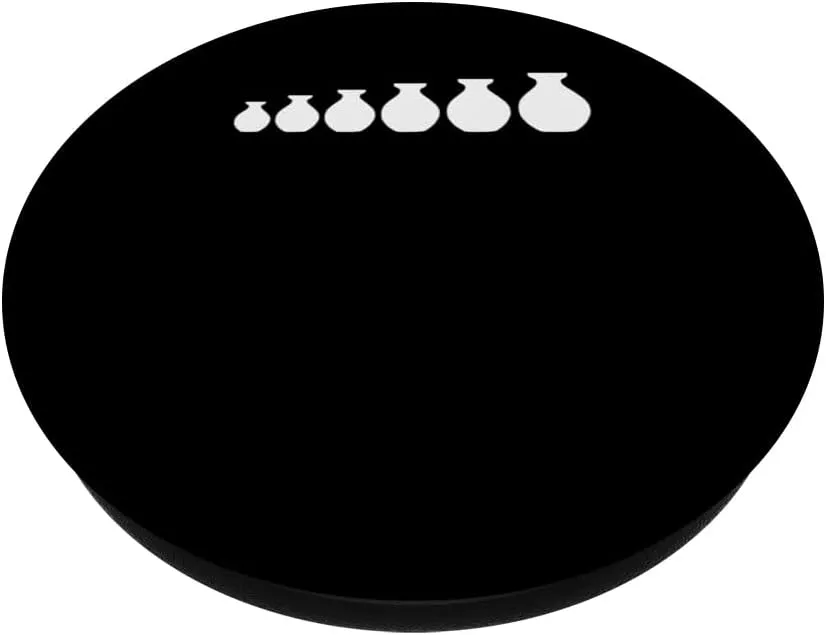 Pots Evolution Ceramic Clay Kiln Pottery Lover PopSockets Adhesive PopGrip