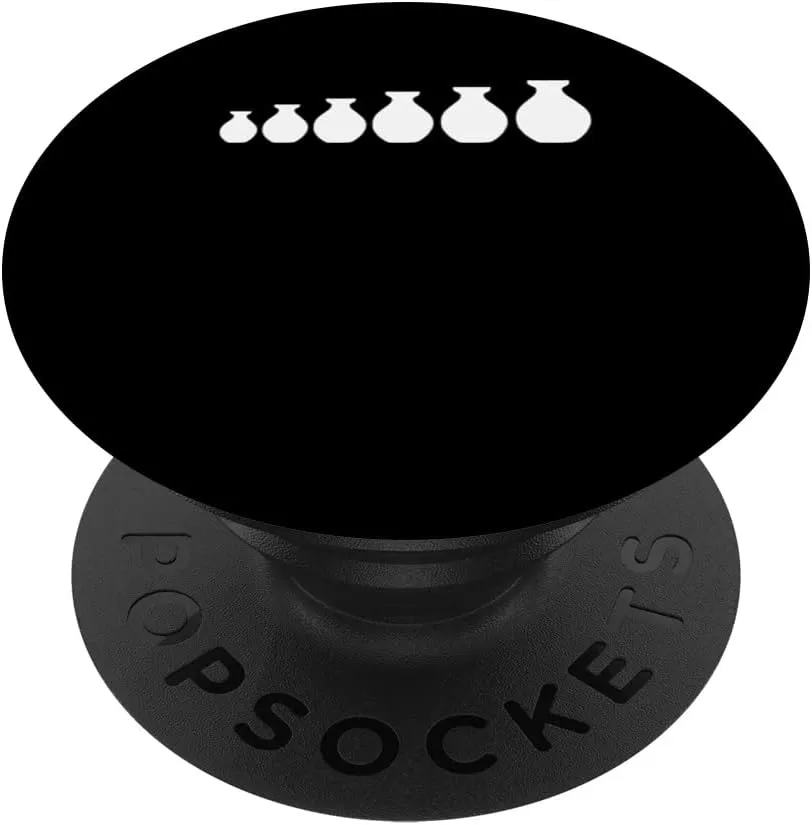 Pots Evolution Ceramic Clay Kiln Pottery Lover PopSockets Adhesive PopGrip