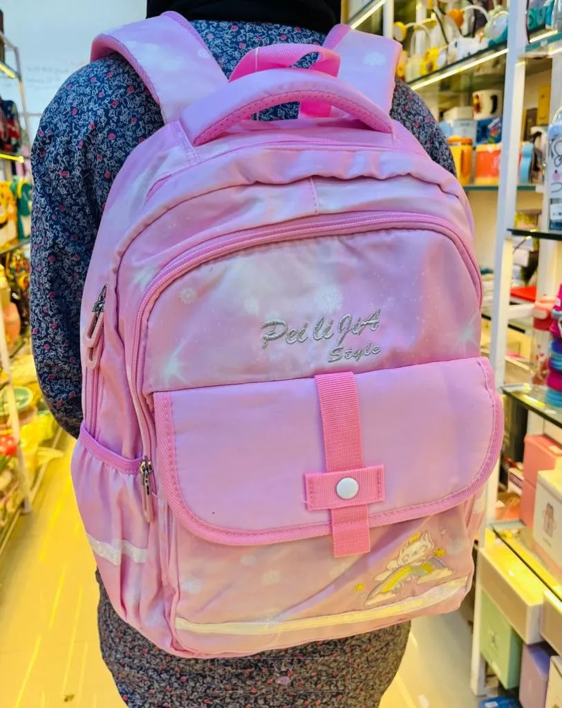 Premium Quality Large Capacity Rainbow Print Backpack For School Students