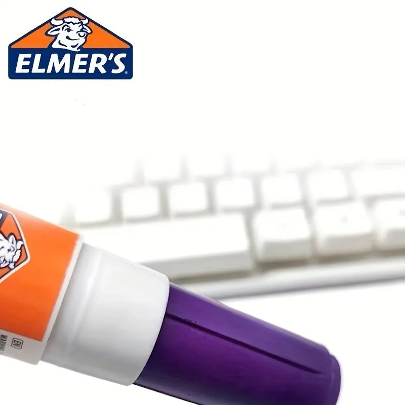 Primary School Glue Stick Washable Cow Head Glue Handmade Glue 8g Color Changing Glue Stick High Viscosity Solid Glue Strong Makeup To Cover Eyebrows