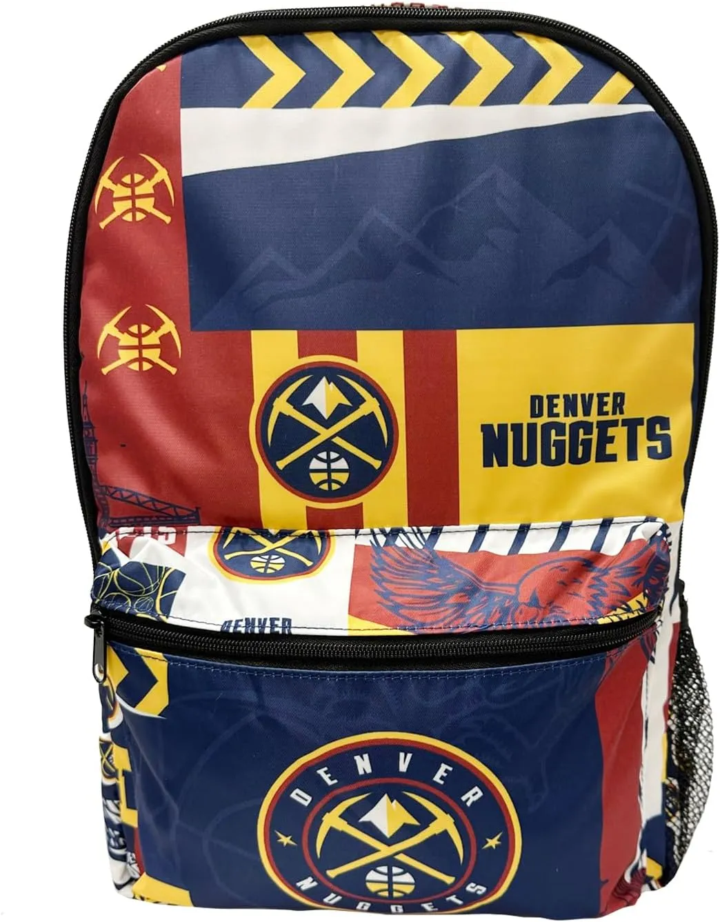 Pro Specialties Group Denver Nuggets basketball travel backpack, hiking, gym Backpack durable bag designed for men and women. Ideal for Adults, extra-large & waterproof use for various activities