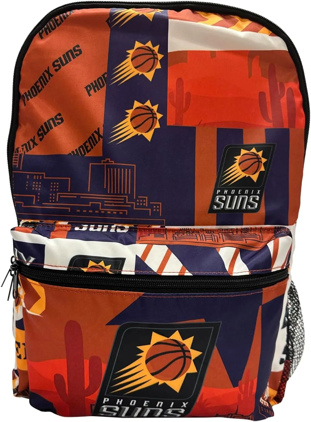 Pro Specialties Group Phoenix Suns basketball travel backpack, hiking, gym Backpack durable bag designed for men and women. Ideal for Adults, extra-large & waterproof use for various activities