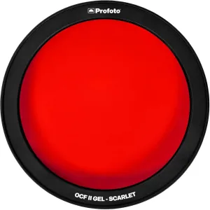 Profoto Off Camera Flash (OCF) II Gel, Scarlet