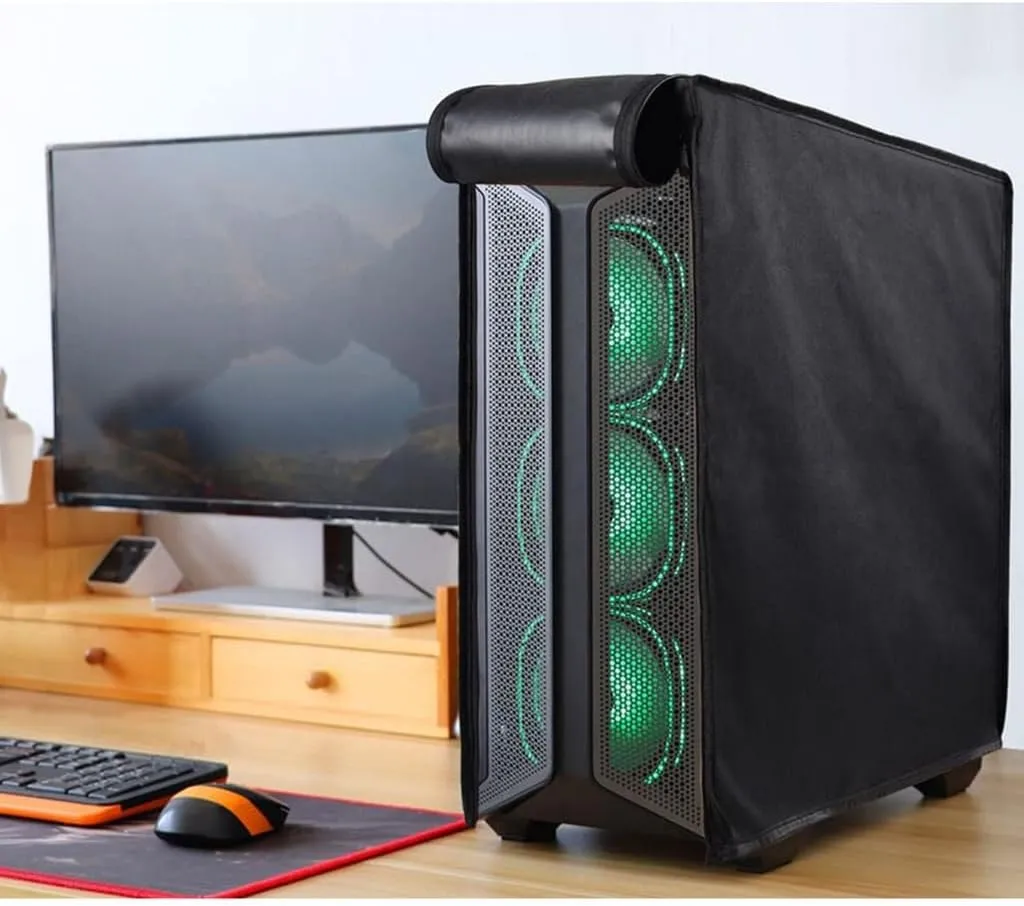 Quality Dust Cover Full Coverage Bag Zipper Enclosure for Computer Case Full Shielding Bag Zipper Covers for All Users (600D, small)