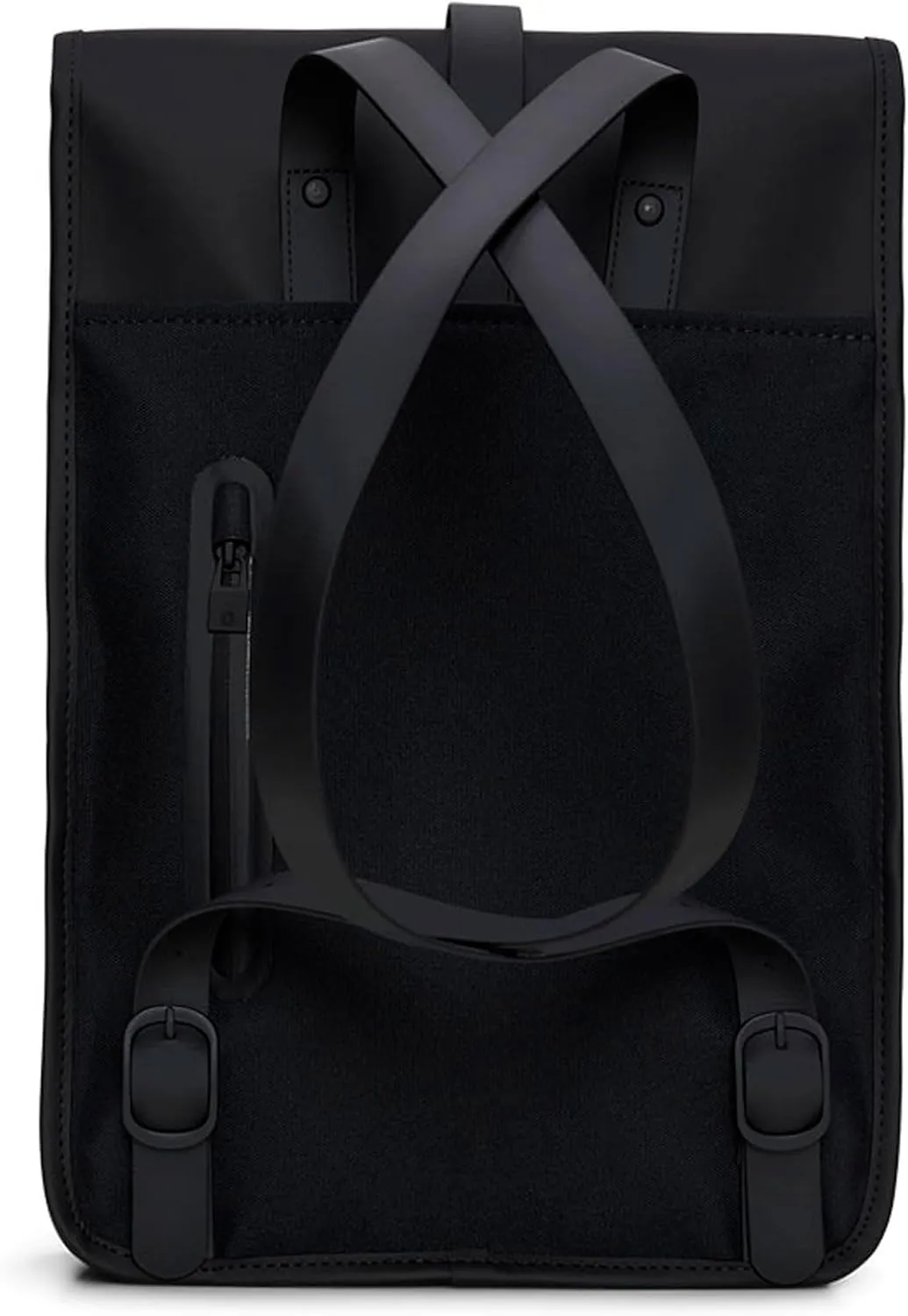 RAINS Backpack Mini - Waterproof Backpack for Men and Women - Laptop Bag for Work or Travel Black