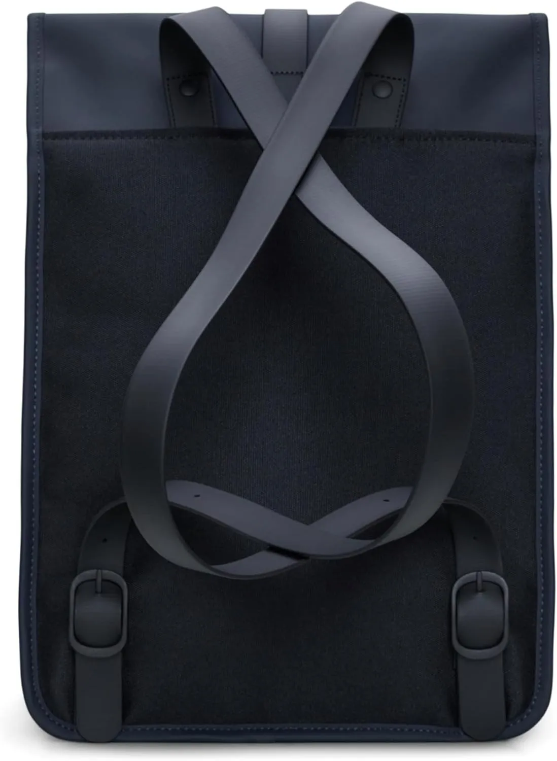 RAINS Rucksack for Men and Women - Waterproof Backpack for Commutes on Bike or Foot (Navy)