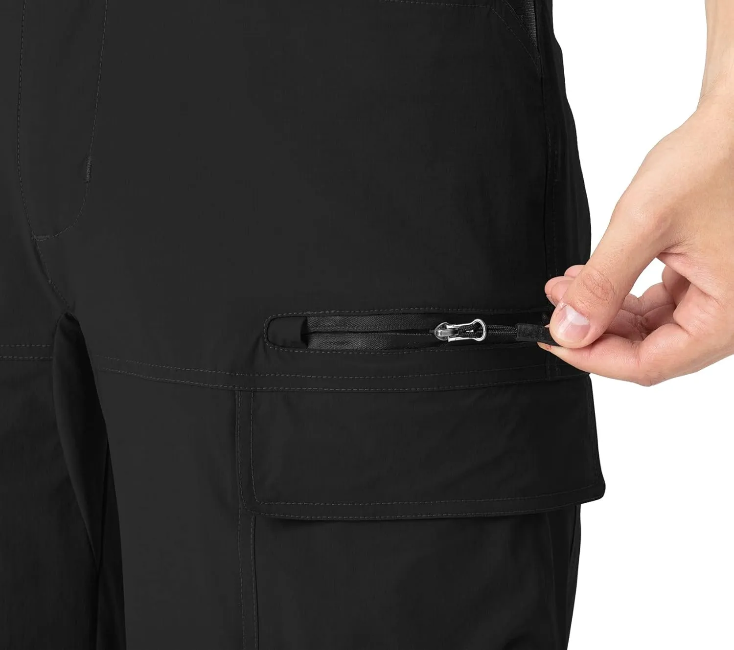 Rdruko Men's Golf Shorts Stretch 9" Quick Dry Lightweight Cargo Hiking Work Outdoor Casual Shorts 5 Pockets