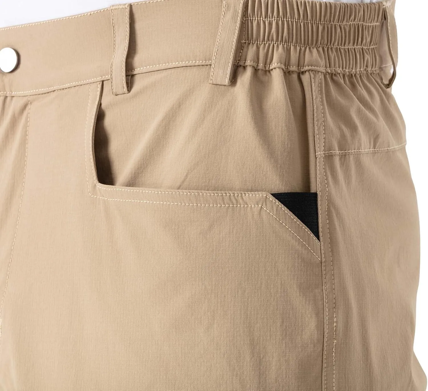 Rdruko Men's Golf Shorts Stretch 9" Quick Dry Lightweight Cargo Hiking Work Outdoor Casual Shorts 5 Pockets