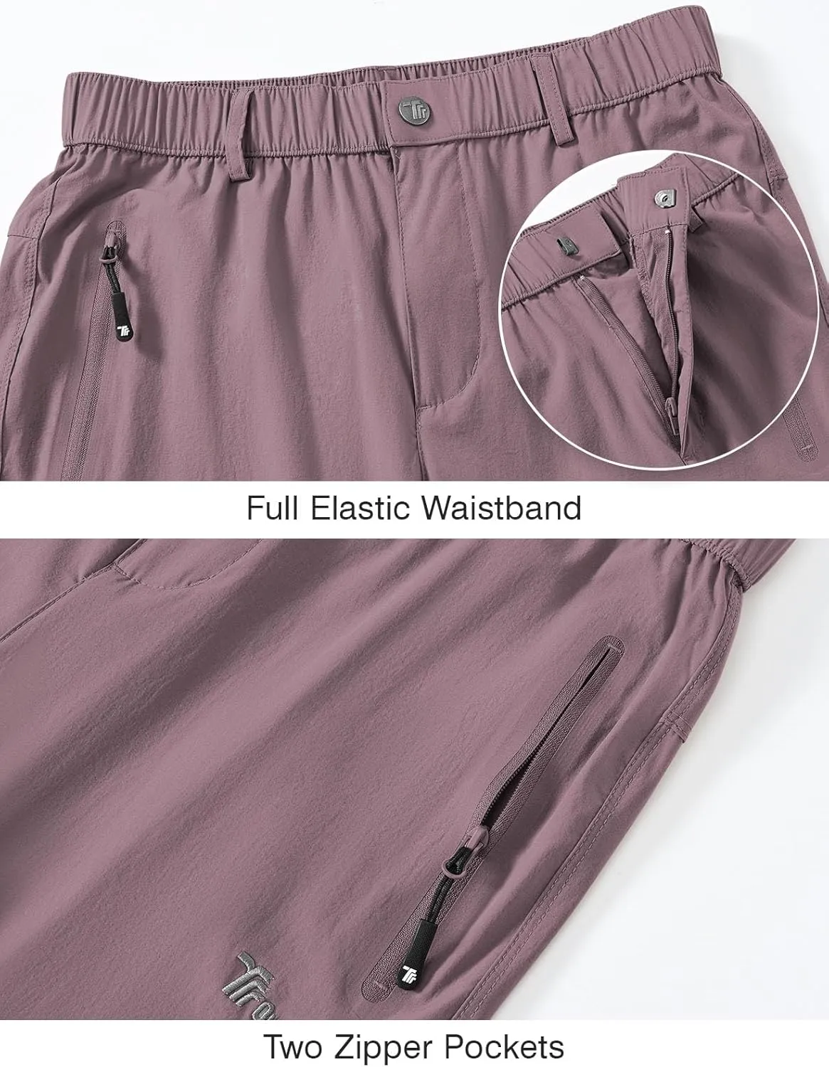 Rdruko Women's Hiking Pants Lightweight Quick Dry Water Resistant Outdoor Travel Fishing Pants with Pockets