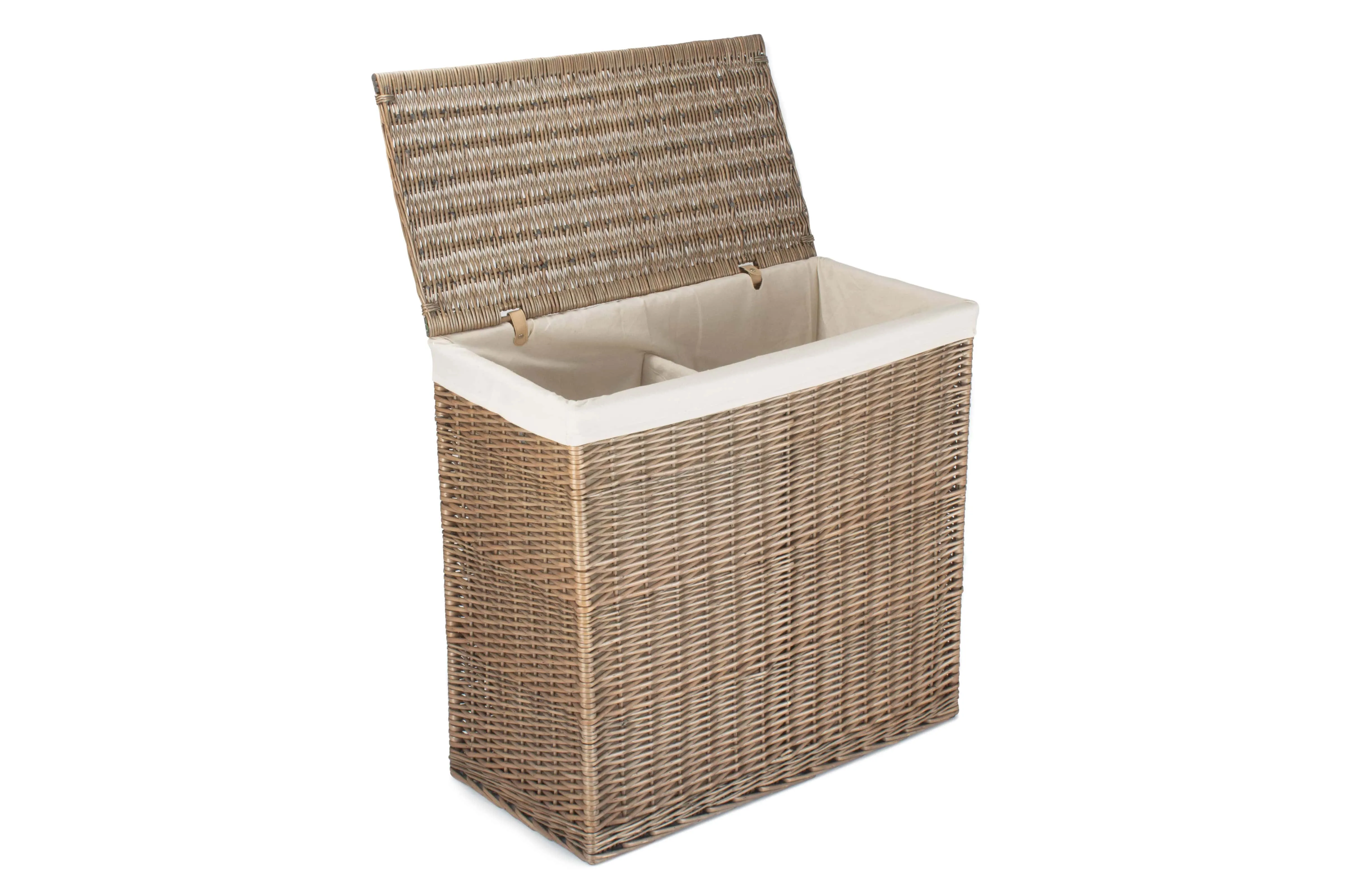 Rectangular Partition Laundry Basket
