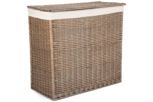 Rectangular Partition Laundry Basket