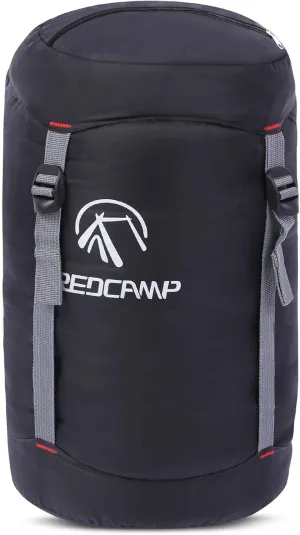 REDCAMP Nylon Compression Stuff Sack, 10L/17L/27L/40L Lightweight Sleeping Bag Compression Sack Great for Backpacking, Hiking and Camping,Blue/Yellow/Army Green/Black