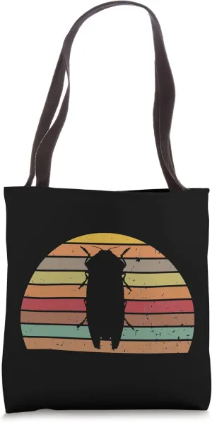 Retro Aphid Insect Lover Vintage Aphid Sunset 70s 80s Tote Bag