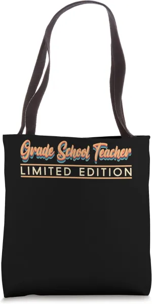 Retro Inspired Grade School Teacher Limited Edition Job Tote Bag