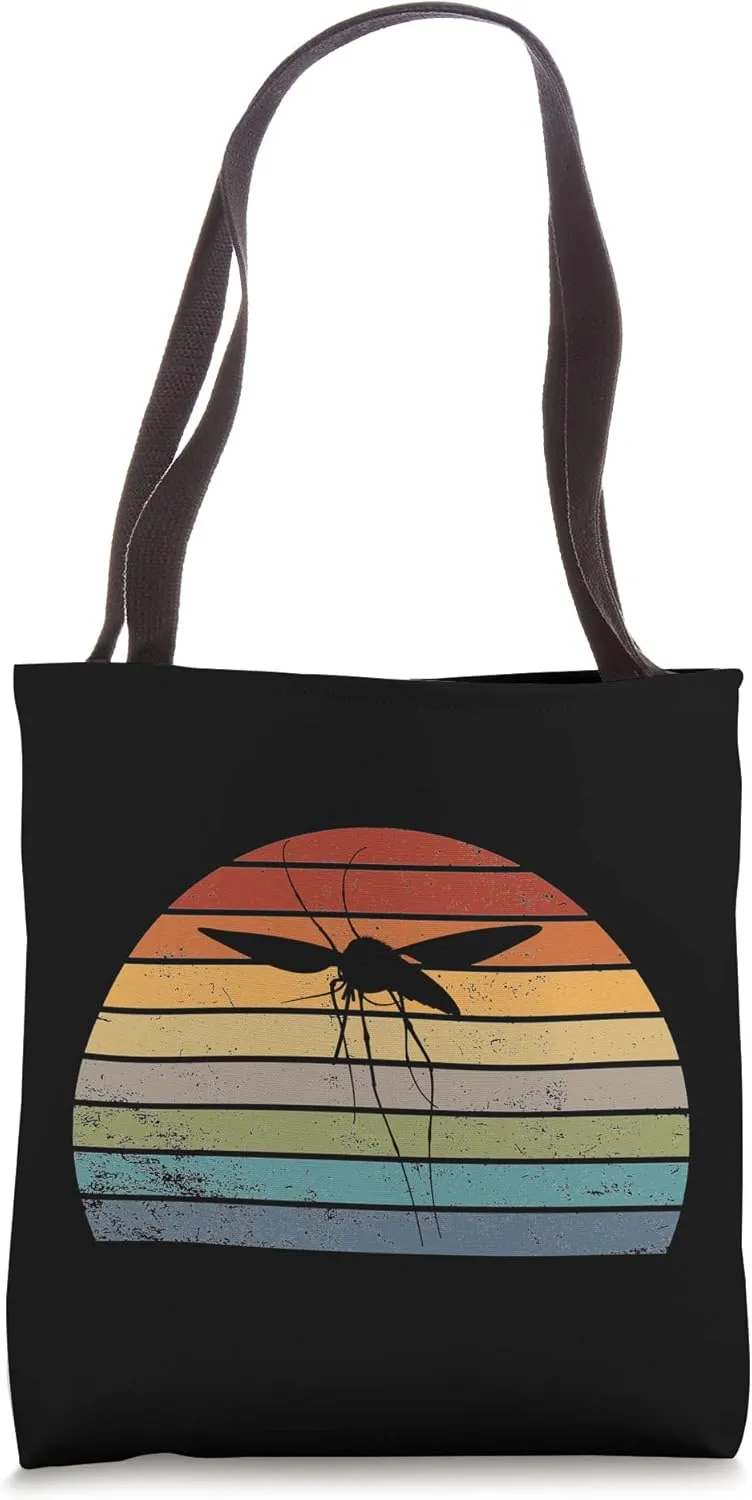 Retro Mosquito Vintage Mosquito Bite Cool Aedes Mosquitoes Tote Bag