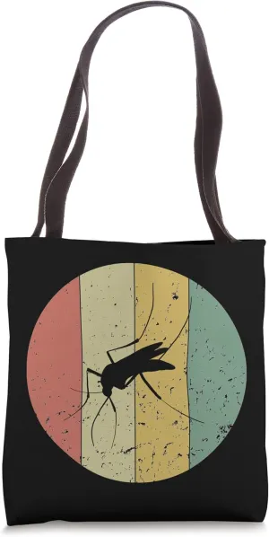 Retro Mosquito Vintage Mosquito Silhouette Mosquito Animal Tote Bag