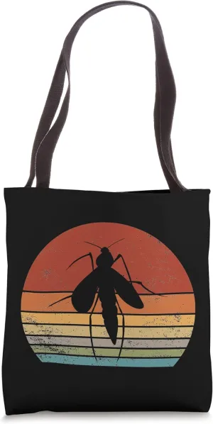 Retro Mosquito Vintage Mosquito Silhouette Mosquito Animal Tote Bag