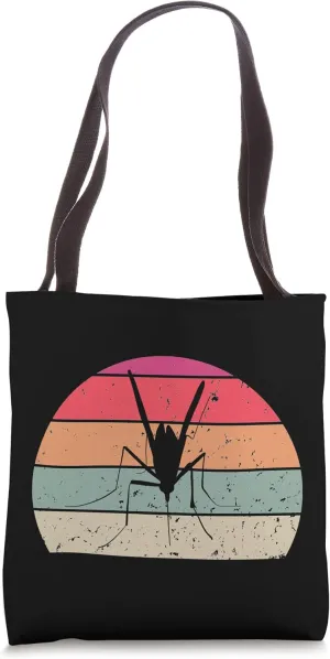 Retro Mosquito Vintage Mosquito Silhouette Mosquito Animal Tote Bag