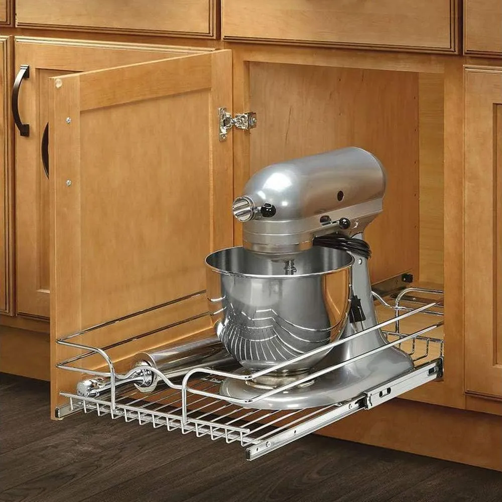 Rev-A-Shelf - 5WB1-2122-CR - 21 in. W x 22 in. D Base Cabinet Pull-Out Chrome Wire Basket