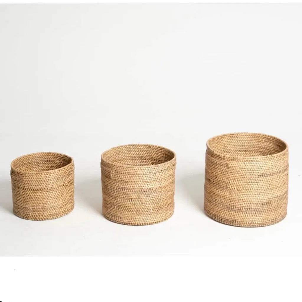 Round Woven Pot