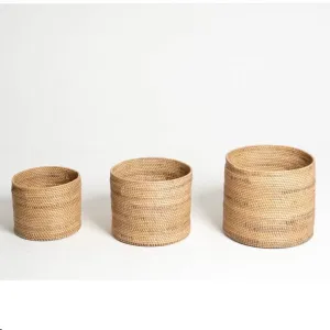 Round Woven Pot