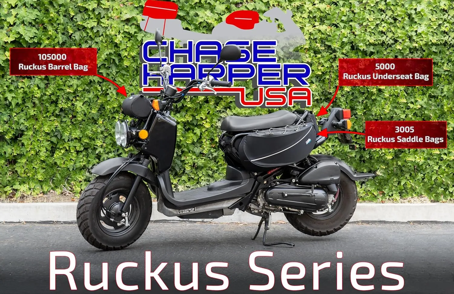 Ruckus Barrel Bag - Highly Durable Industrial Grade Ballistic Nylon Exterior with Strong Thermoplastic Insert 105000BLK