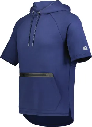Russell Athletic Legend Tech Fleece Hoodie - Warm, Breathable Cage Jacket with Pocket - Outdoor & Everyday Comfort!