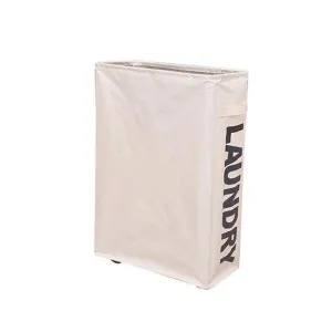 Rynx | Collapsible laundry basket with wheels Portable laundry organizer Storage basket High-capacity laundry bag