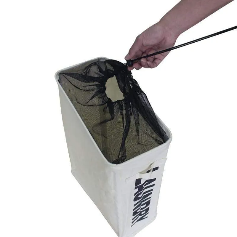 Rynx | Collapsible laundry basket with wheels Portable laundry organizer Storage basket High-capacity laundry bag