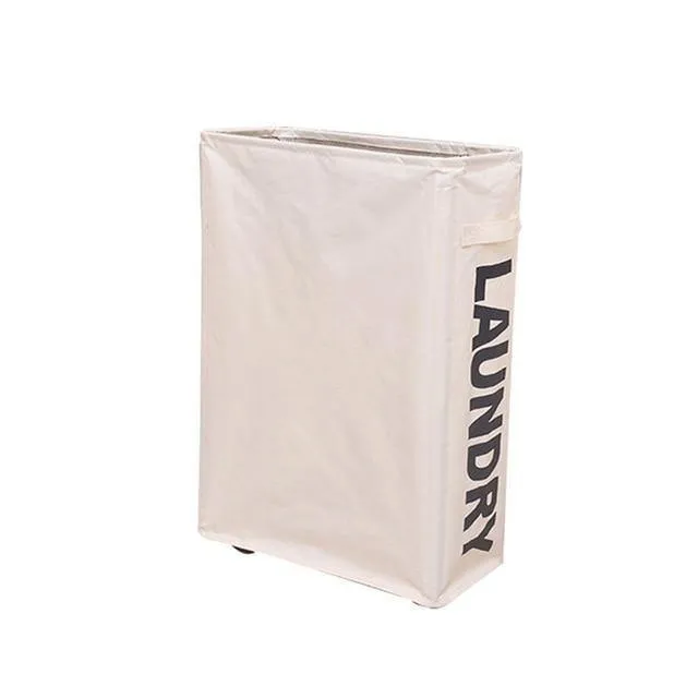 Rynx | Collapsible laundry basket with wheels Portable laundry organizer Storage basket High-capacity laundry bag