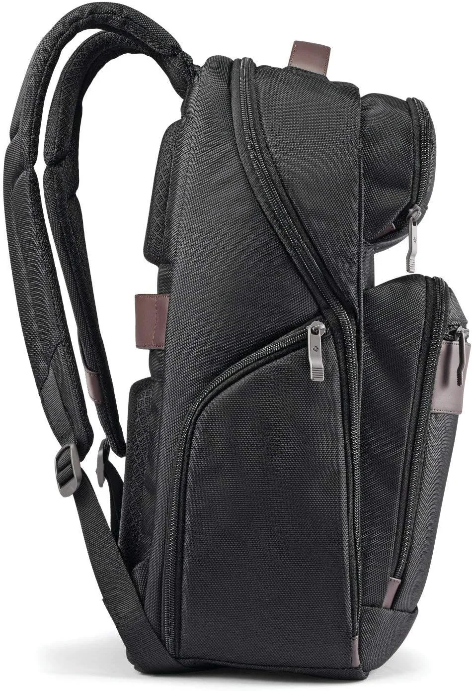 Samsonite Kombi Business Backpack – Ballistic Nylon, 15.6” Laptop Compartment, Tablet Pocket, SmartSleeve™, Multi-Pocket Organizer, Padded Straps & Back, Top Handle, Fleece-Lined Accessory Pocket