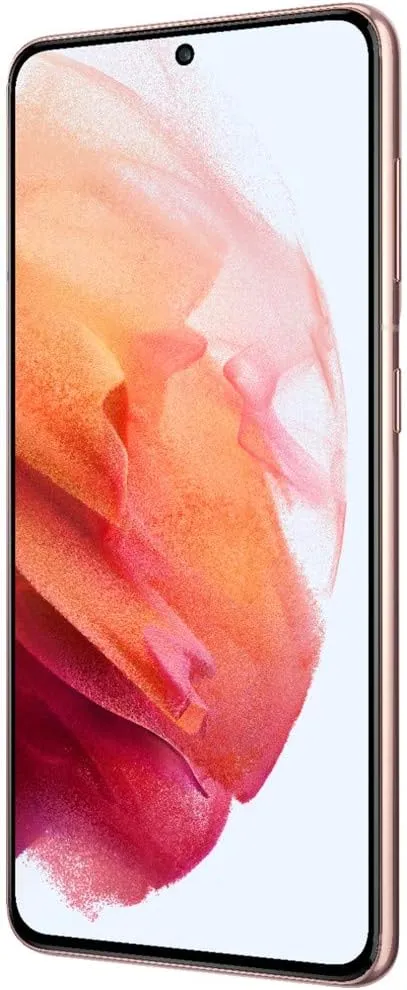 SAMSUNG Galaxy S21 5G, US Version, 128GB, Phantom Pink- T-Mobile (Renewed)