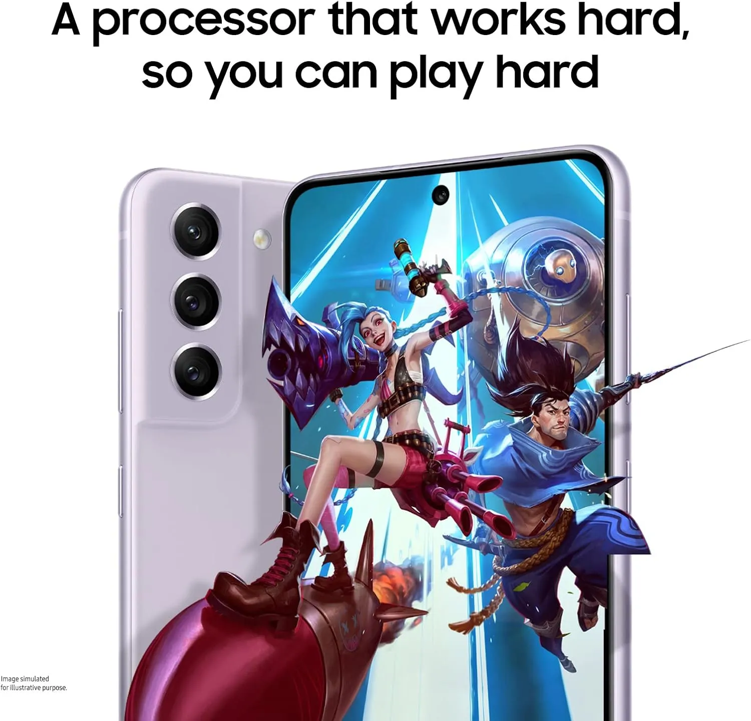 SAMSUNG Galaxy S21 FE 5G Cell Phone, Factory Unlocked Android Smartphone, 256GB, 120Hz Display Screen, Pro Grade Camera, All Day Intelligent Battery, US Version, Graphite