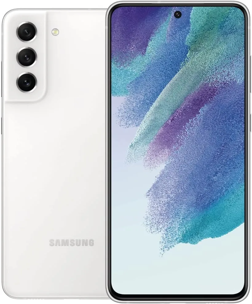 SAMSUNG Galaxy S21 FE 5G, US Version, 128GB, White - T-Mobile (Renewed)