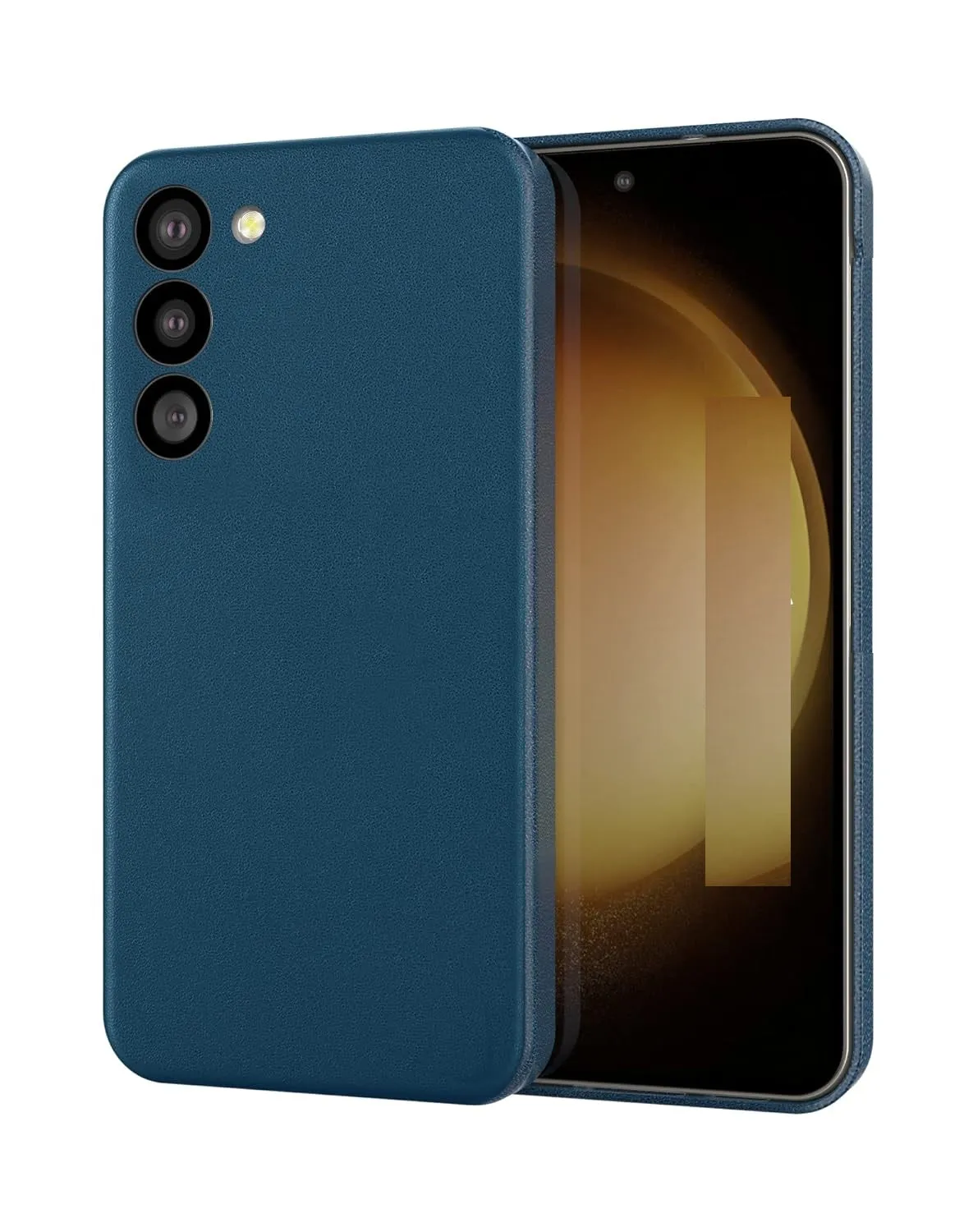 Samsung Galaxy S24 Leather Case- Blue