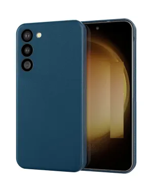 Samsung Galaxy S24 Leather Case- Blue