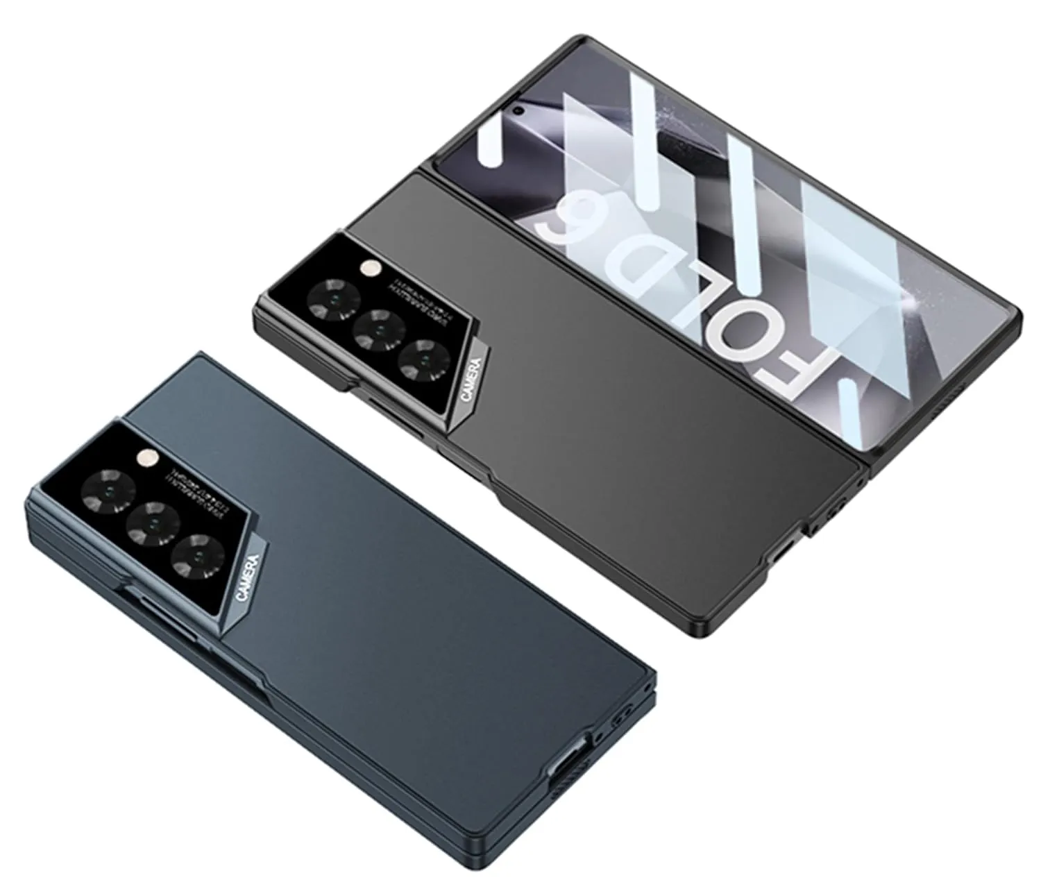 Samsung Galaxy Z Fold6 Ultra Slim Hard PC Matte Finish Raptor Series Case - Titanium