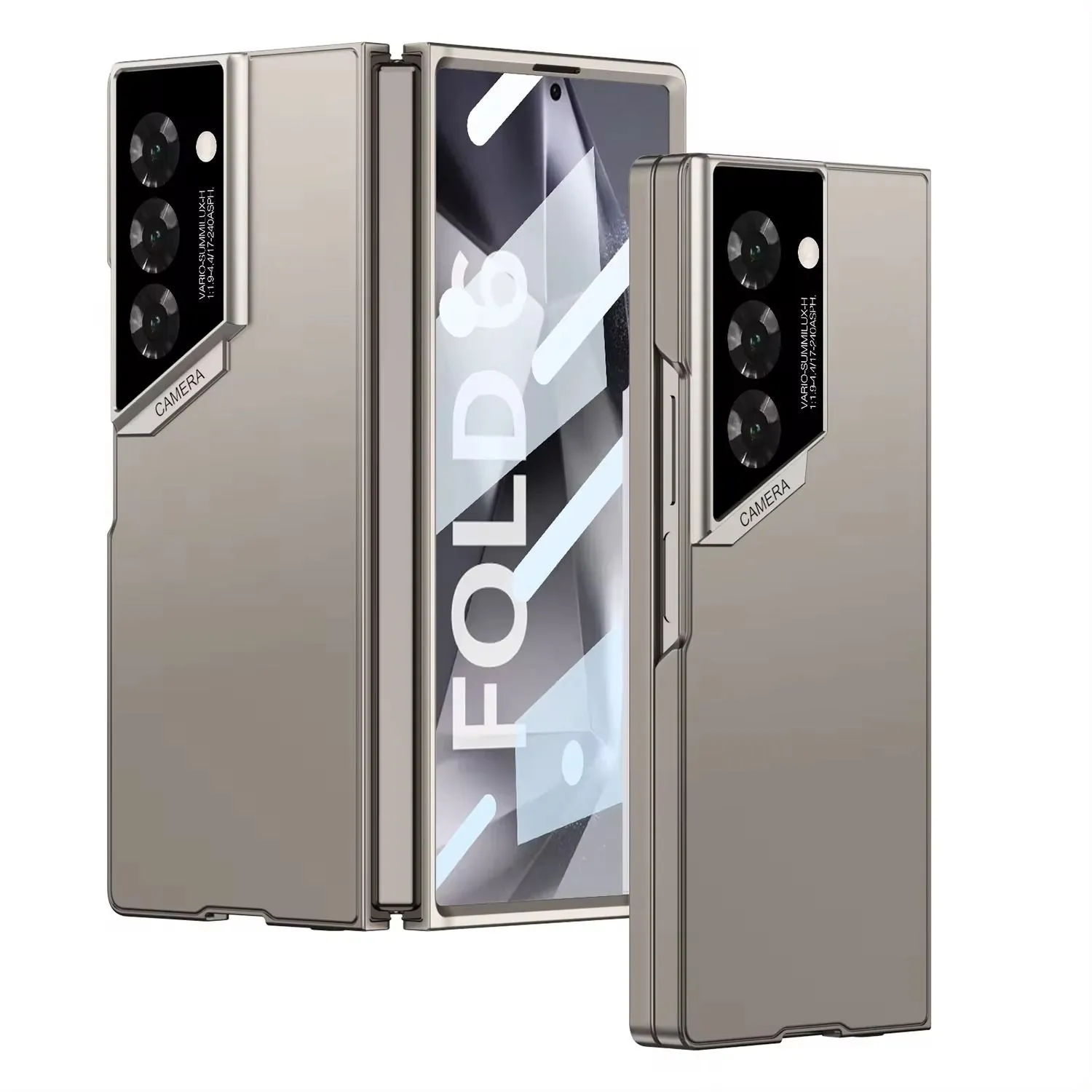 Samsung Galaxy Z Fold6 Ultra Slim Hard PC Matte Finish Raptor Series Case - Titanium