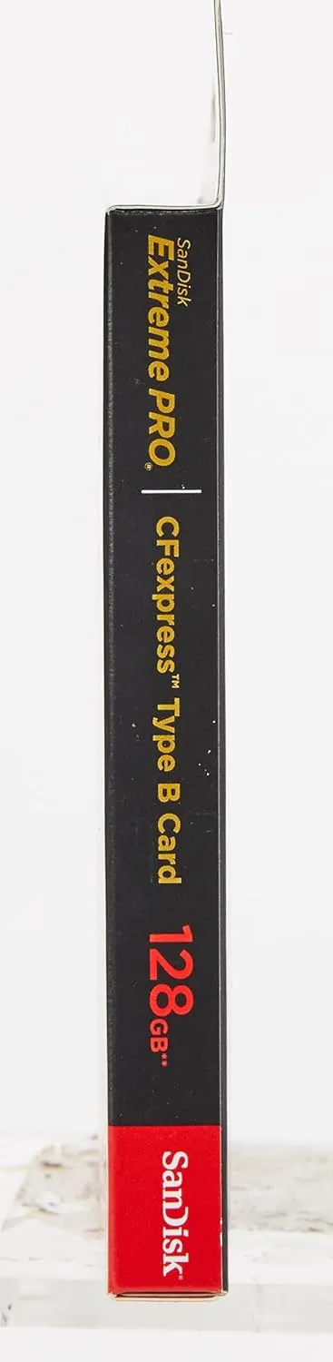 SanDisk 128GB Extreme PRO CFexpress Card Type B - SDCFE-128G-GN4NN, Silver