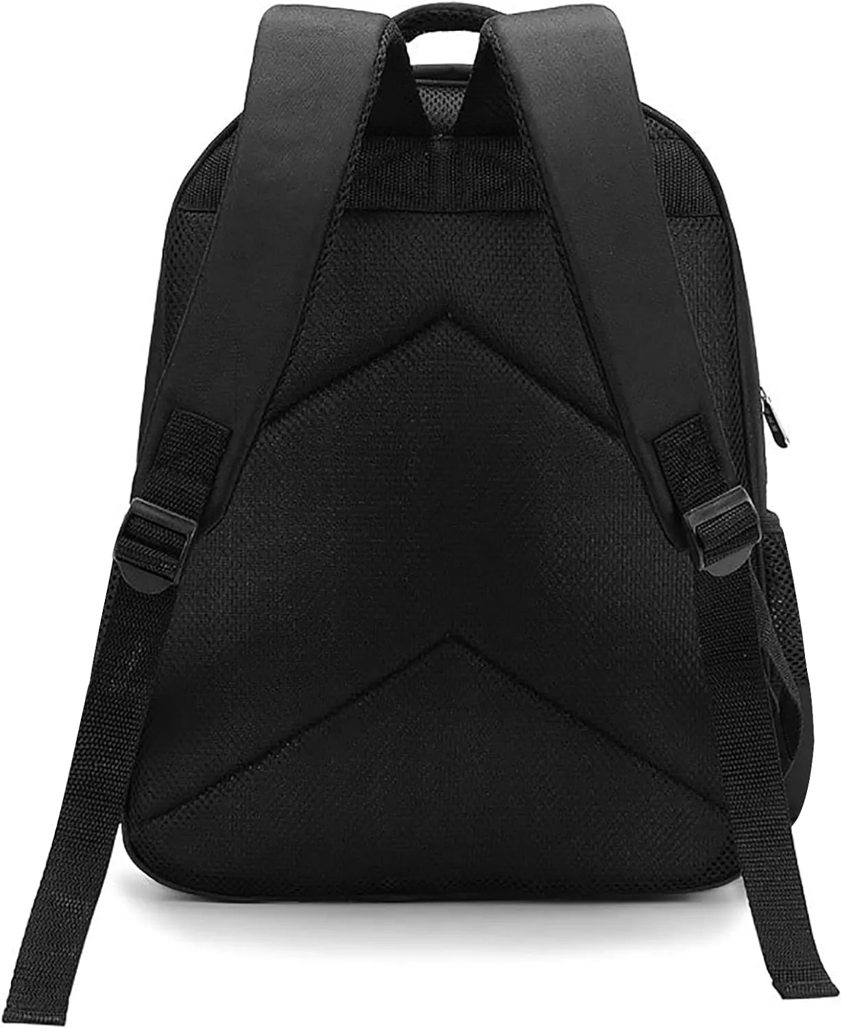 SARA NELL Cute Penguin Backpack Penguin School Book Bag, Elementary Boys Girls School Bag Stylish Casual Daypack, Large Capacity with 2 Main Compartments, 16 Inches, Black White Orange