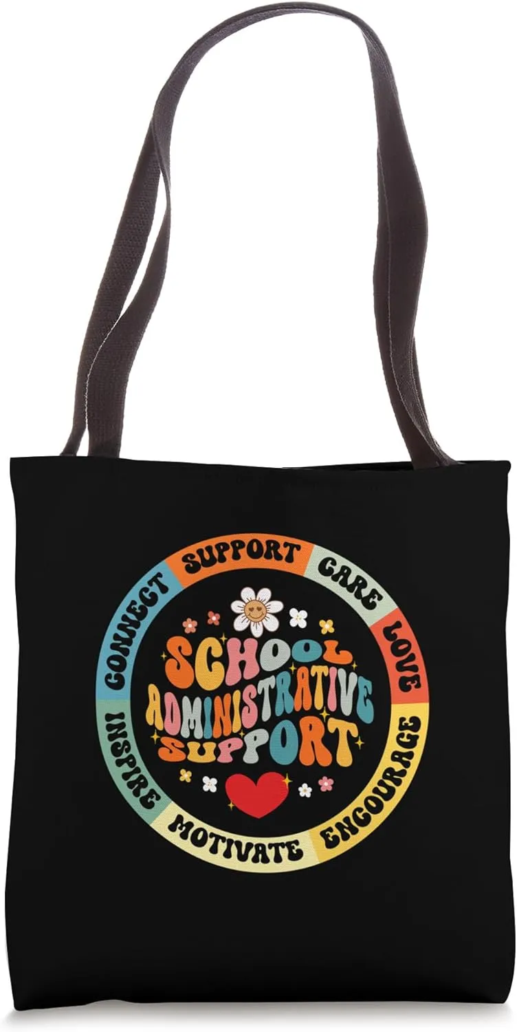 School Administrative Support School Crew Front Office Tote Bag