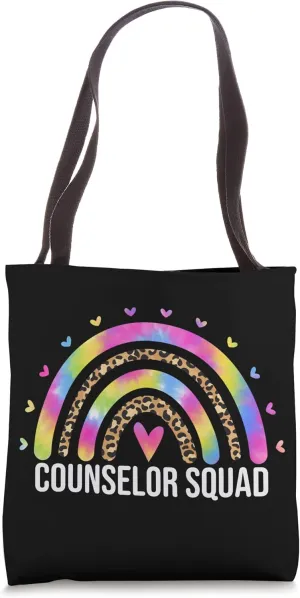 School Counselor Squad Guidance Counselor Counseling Team Tote Bag