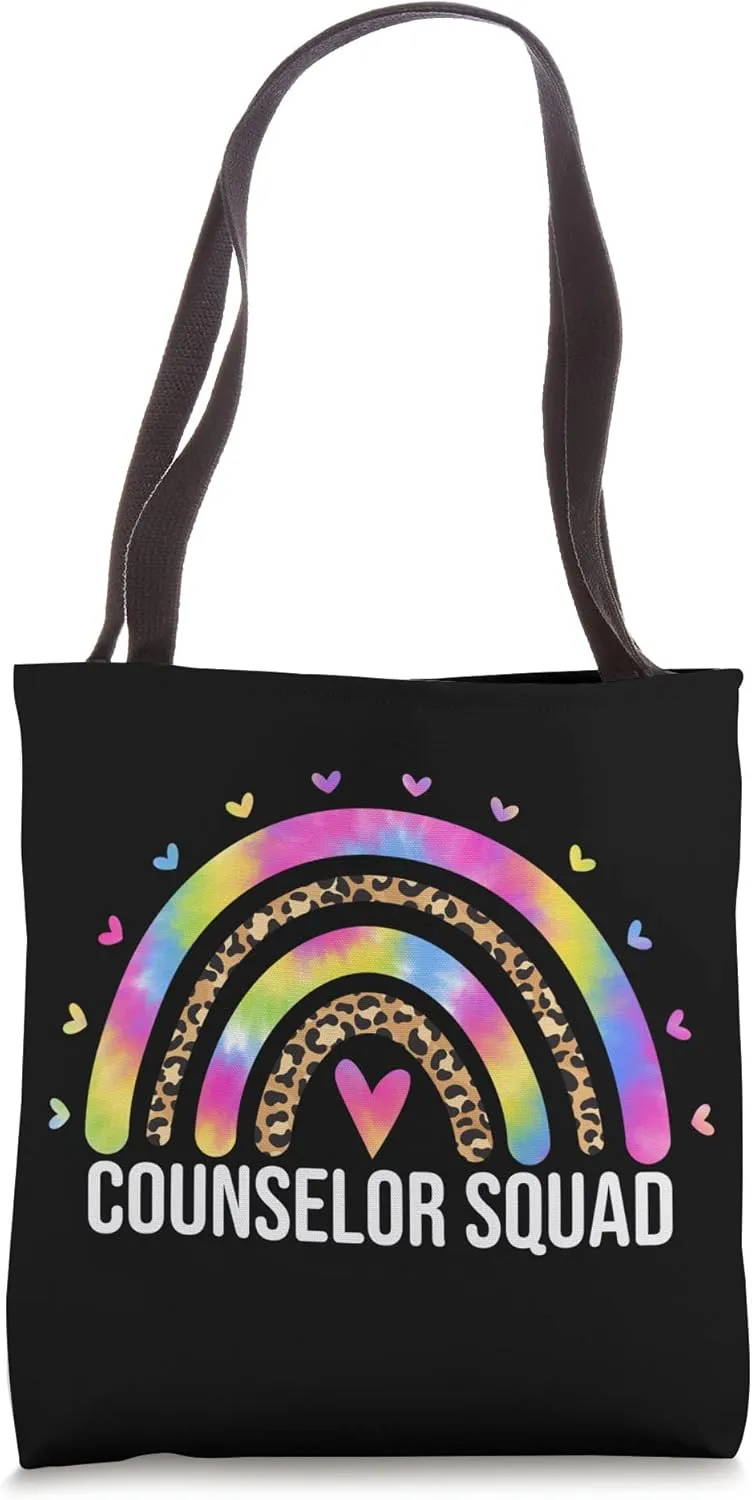 School Counselor Squad Guidance Counselor Counseling Team Tote Bag