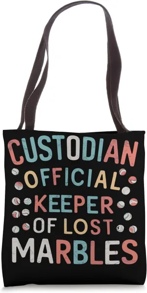 School Custodian School Staff Janitor School Sanitation Tote Bag
